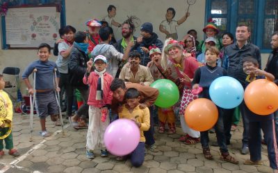 Humanitaire Clowns reis naar Nepal.